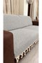 Checkerboard Pattern Woven 100% Cotton Multi-Purpose Pique Sofa Cover 180X230 - 2