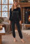 Velvet Happiness Mood Women's Pajama Set - 2