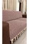 Checkerboard Pattern Woven 100% Cotton Multi-Purpose Pique Sofa Cover 180X230 - 2
