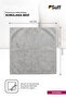 Orchidee Microfiber Drying Cloth Bathroom and Shower Drying Cloth 40X40 cm Gray - 6