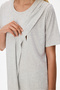 Light Gray Mama Cozy Day Pants Pajama Set - 4