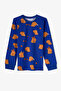 Boy's Cobalt Blue Nap Time Cotton Long Sleeve 2-Piece Pajama Set - 6
