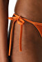 Orange Dorothy Glitter Mid-Waist Bikini Bottom - 3
