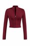 Women's Slim Fit Zippered Blouse