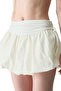 White Balloon Shorts Skirt