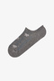 Brown Ribbon Jacquard 3-Pack Sneaker Socks - 3