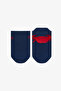 Boy's Pinchy Crab Patterned 3 Pairs of Booties Socks - 2