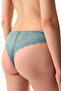 O Blue Rusty Ethnic Patterned Brazilian Panties - 2