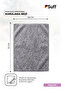 Magnolie Carbon Based Microfiber Large Surface White Goods and Built-In Drying Cloth 70X50 cm Gray - 6