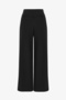 Black High Waist Wide Leg Pants - 5