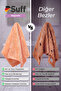 Magnolie Carbon Based Microfiber Large Size Oil Surface and Cabinet Drying Cloth 70X50 cm Orange - 5