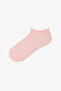 Girls' Tiny Braids Cotton Polka Dot Patterned 4 Pairs of Booties Socks - 2