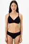 Black Fit Triangle Bra - 3