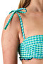 Slainie Balen Gingham Patterned Ruffled Bikini Top - 5