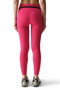 Pink Seamless Stitch-Free Foldable High Waist Leggings - 3