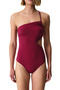 Burgundy Evelyn Glitter Swimsuit - 3