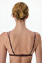 Brown Printed Micro Lace Triangle Bra - 3
