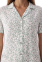 Green Leopard Short Sleeve Shirt Pants Pajama Set - 3