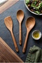 Handmade Chocolate Acacia Wooden Spoon, Pilav Spoon & Spatula Wooden Kitchen Set