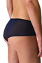 Navy Blue Embroidered Floral Hipster Panties - 2