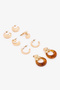 Gold Color Alen Earring Set - 2