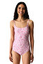 Amira Crispy Floral Patterned Swimsuit - 5