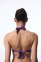 Purple Flora Hot Buckle Bikini Top - 2