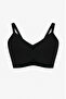 Black Invisible Form Removable Padded Bra - 6