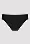 Easy Cotton Trim Black Hipster Panties - 5