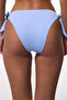 Light Blue Low Waist Brazilian Bikini Bottom - 2