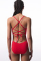 Red Scarlet Removable Covered Swimsuit - 2