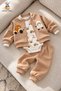 Baby Boy 3-Piece Set with Embroidery Detail, Carriage and Stroller, Seasonal Set for 0 3 6 9 Months - 2
