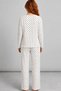 Women's Heart Pattern Long Sleeve Comfortable Pajama Set 4673 - 5