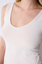 Light Beige V-Neck Tank Top - 3