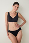 Aging Black Contour Unpadded Bra - 2