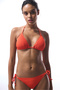 Orange Sona Triangle Bikini Top - 5