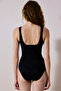 Basic Corset Black Swimsuit - 2