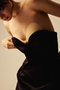 Beige Thin Non-Padded Silicone Bra - 2