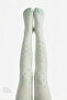 Light Green Pretty Dotted Daisy Pantyhose
