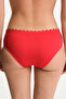 Red Peyton Mid-Waist Bikini Bottom - 2