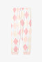 Off-White Girl's Juggling Baklava Patterned Pajama Set - 3