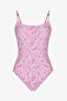 Amira Crispy Floral Patterned Swimsuit - 6