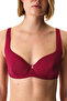 Burgundy Evelyn Balen Glitter Bikini Top - 3