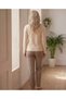 Women's Winter Plus Size Curve Embroidered Patterned Collar Buttoned Long Sleeve Pajama Set - 4