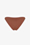 Brown Quick Dry Fiona Mid-Waist Bikini Bottom - 5