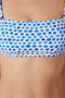 Drip Strapless Multicolor Bikini Top - 4