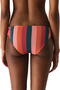 Devin Striped Glitter Mid-Waist Bikini Bottom - 2