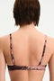 Cesira Pink Lol Zebra Patterned Glitter Bikini Top - 3