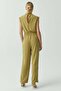 Women's Stand Collar Jumpsuit - 4