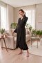 Allesa Ruffle Detailed Maternity and Postpartum Knitted Dressing Gown - 5